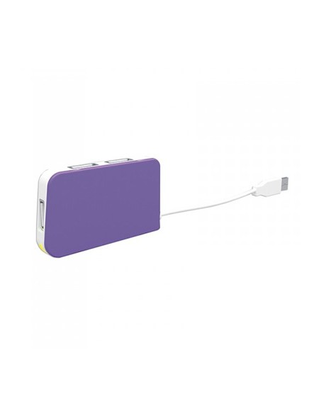 ÷ Hub usb 2.0 approx appht4p a 4xusb-a 2.0 color morado
