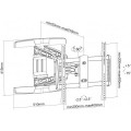 ÷ Soporte de pared orientable equip para pantalla de 32