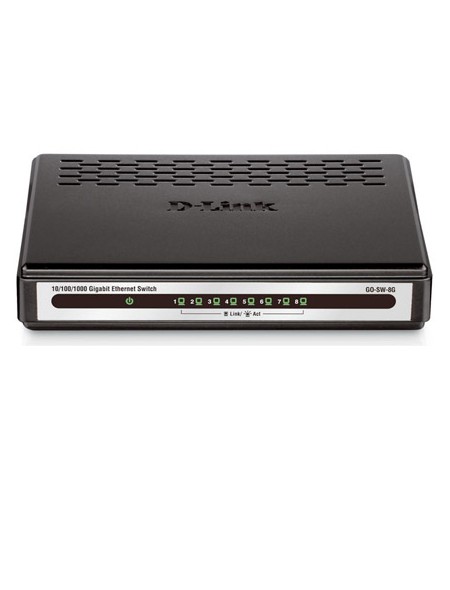 ÷ Switch no gestionable d-link go-sw-8g 8p giga sobremesa no rack