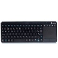 ÷ Teclado ngs wireless tv warrior con touchpad color negro