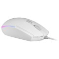 ÷ Mouse mars gaming rgb mmg white 3200dpi 6 botones iluminacion flow switches huano