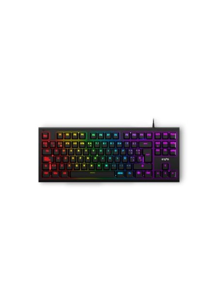 ÷ Teclado tkl gaming energy sistem esg k6 mechanik switches azules mecanicos anti ghosting retroilumin