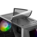 ÷ Caja atx semitorre gaming mars gaming mc777 black frontal con espejo infintio argb 2xventiladores 12