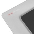 ÷ Alfombrilla mars gaming mmpxl silver 800x300mm doble capa de nanotejido y goma natural