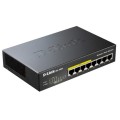 ÷ Switch no gestionable d-link dgs-1008p 8p giga con 4p poe (52w) sobremesa no rack