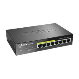 ÷ Switch no gestionable d-link dgs-1008p 8p giga con 4p poe (52w) sobremesa no rack