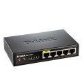 ÷ Switch no gestionable d-link des-1005p 5p ethernet con 1poe sobremesa no rack