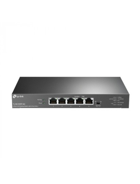 ÷ Switch no gestionable tp-link tl-sg105pp-m2 5p 2.5g con poe++ de 4p admite 60w por puerto max 123w