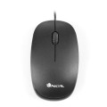 ÷ Mouse ngs flame black optico por cable con conexion usb-c