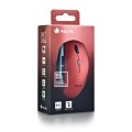 ÷ Mouse ngs wireless bee red con teclas silenciosas