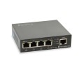 ÷ Switch level one gep-0523 no gestion 5p 10/100/1000 4p poe plus 60w