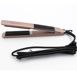 ÷ Plancha de pelo beautac btn500 gold pantalla tactil placa ceramica/turmalina tecnologia de iones ali