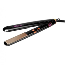 ÷ Plancha de pelo beautac bt5100 black placa ceramica/turmalina tecnologia de iones alisa y ondula 110