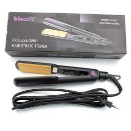 ÷ Plancha de pelo beautac bt3800 black placa ceramica/turmalina tecnologia de iones 130?-230? color bl