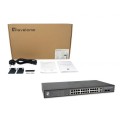 ÷ Switch level one gep-2841 poe websmart 24p 10/100/1000 poe 375w + 2 uplink sfp + 2 uplink rj45