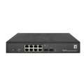 ÷ Switch semigestionable level one hilbert 8p poe 10/100/1000 130w +2p sfp 10/100/1000 carcasa metalic