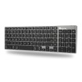 ÷ Teclado ngs wireless multidispositivo recargable