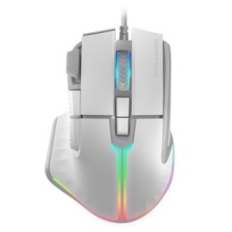 ÷ Mouse mars gaming mm-xt white 9b 12800dpi rgb cable feather paracord
