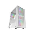 ÷ Caja atx semitorre gaming mars gaming mcvaultw frontal blanco malla vertical 4x120mm argb 3xpci vert