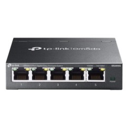 ÷ Switch gestionable tp-link es205g omada 5x rj45 1gb facil gestion carcasa metalica vlan qos
