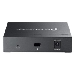 ÷ Switch gestionable tp-link es205g omada 5x rj45 1gb facil gestion carcasa metalica vlan qos