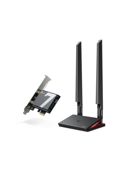 ÷ Pci express wifi 7 triple banda y bluetooth 5.3 tp-link archer tbe550e wifi 7 be9300 bluetooth 5.4