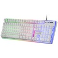 ÷ Teclado mouse y alfombrilla mars gaming mcpx frances white telcado hibrido h-mech mouse ultra 