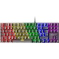 ÷ Teclado mecanico compackto tkl mars gaming mk80 italiano black iluminacion 12efecto switch rojo rgb 