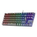 ÷ Teclado mecanico compackto tkl mars gaming mk80 italiano black iluminacion 12efecto switch rojo rgb 