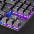 ÷ Teclado mecanico compackto tkl mars gaming mk80 italiano black iluminacion 12efecto switch rojo rgb 