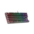 ÷ Teclado mecanico compacto tkl mars gaming mk80 italiano black iluminacion 12efectos switch marron