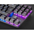 ÷ Teclado mecanico compacto tkl mars gaming mk80 italiano black iluminacion 12efectos switch marron