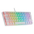 ÷ Teclado mecanico ultra compacto mars gaming mk60r italiano white switch rojo pr de 100hz 