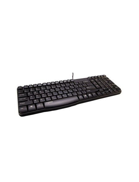 ÷ Teclado rapoo usb n2400 portugues resistente a salpicaduras membrana sellada