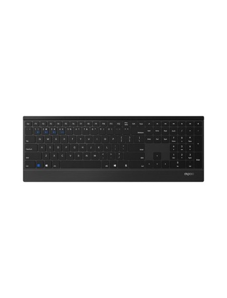 ÷ Teclado rapoo wireless y bluetooth e9500m portugues 2.4ghz bt 3.0 4.0 dise?o ultrafino negro