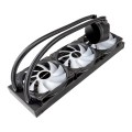 ÷ Sistema de refrigeracion liquida unyka uk353101 aquastorm 360 negro 3x vent. 120mm 1800 rpm argb dis