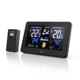 ÷ Estacion metereologica hama premium pronostico del tiempo temperatura humedad reloj dct usb carga pa