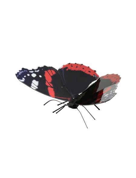 ÷ Maqueta 3d metal fascinations mariposa red admiral montaje sin pegamento ni soldadura maquetas 3d