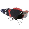 ÷ Maqueta 3d metal fascinations mariposa red admiral montaje sin pegamento ni soldadura maquetas 3d