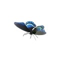 ÷ Maqueta 3d metal fascinations mariposa red-spotted purple montaje sin pegamento ni soldadura