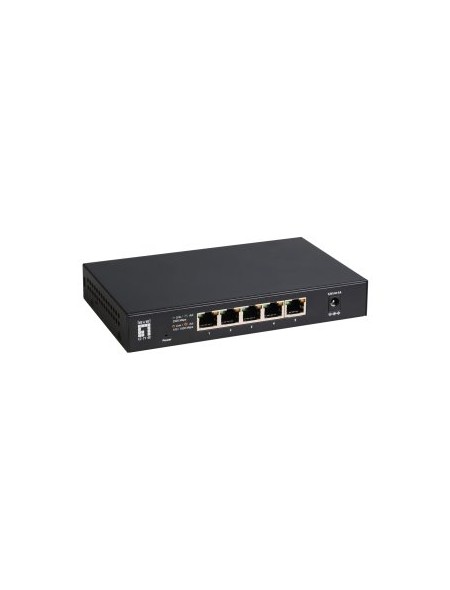 ÷ Switch no gestionable level one geu-0525 5p  2.5gbe carcasa metal no rack