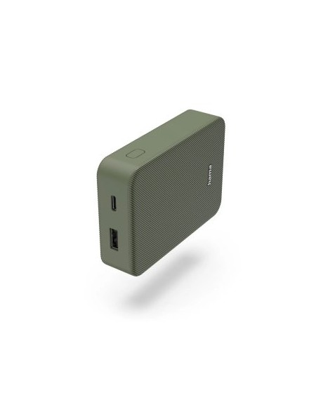 ÷ Powerbank hama color 10 10000mah 1xusb-c 1xusb-a color verde