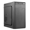 ÷ Caja microatx approx appc-301 3x3.5? 2x2.5? 1xcdrom 1xusb2.0 1xusb3.0 graf. max. 340 mm color negro
