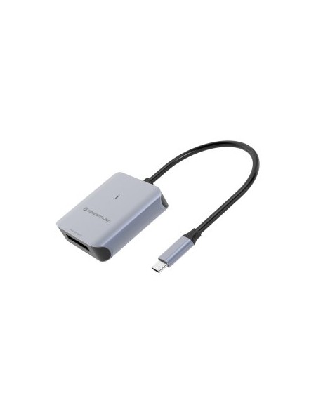 ÷ Card reader externo conceptronic bian08g usb-c cfexpress 2.0 type b