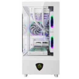 ÷ Caja microatx keep out xc-301w glass 1x3.5? 1x2.5? 1xusb2.0 1xusb3.0 gpu max 420mm cristal templado