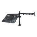 ÷ Soporte de mesa unyka uk710202 con soporte para port?til y 1 monitor  de 13