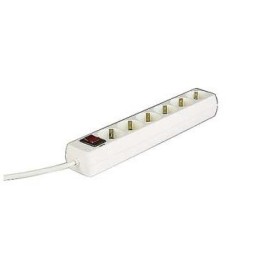 ÷ Regleta alimentacion hama con 6 tomas interruptor 1,4m color blanca