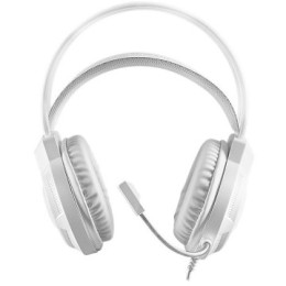 ÷ Headset mars gaming mh124 frgb jack 3.5mm alimentacion usb control volumen color blanco