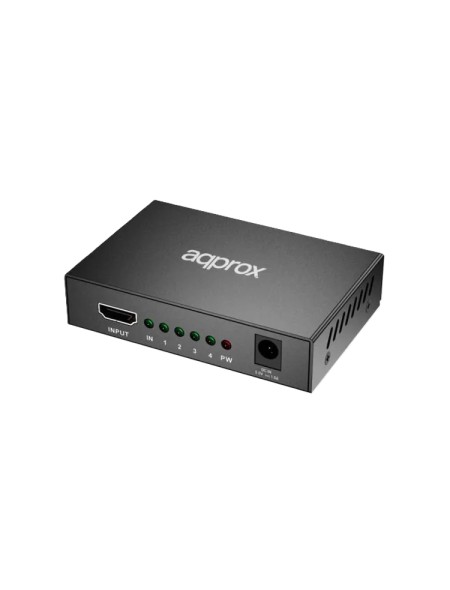 ÷ Splitter hdmi approx appc31v3 1x hdmi in 4xhdmi out 4k 30fps