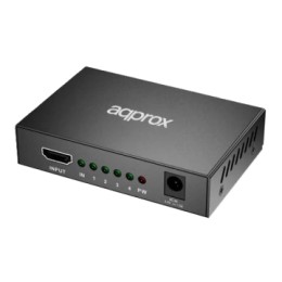 ÷ Splitter hdmi approx appc31v3 1x hdmi in 4xhdmi out 4k 30fps 